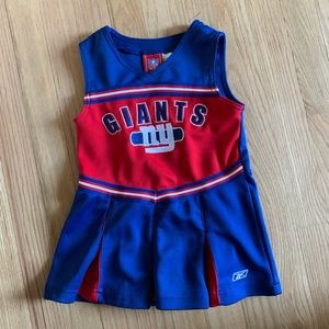 NY Giants Cheerleader Outfit (NWOT) 3T